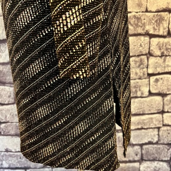 JM Collection NWT Scoop Neck 3/4 Sleeve Blouse Size PL - Picture 6 of 7